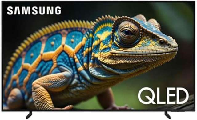  SAMSUNG 32-Inch Class QLED 4K Q60D Series Quantum HDR Smart TV w/Object Tracking Sound Lite, Motion Xcelerator, Slim Design, Gaming Hub, Alexa Built-in (QN32Q60D, 2024 Model) 